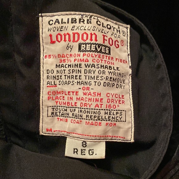 London Fog Removable Lining Size 8 - Picture 7 of 8